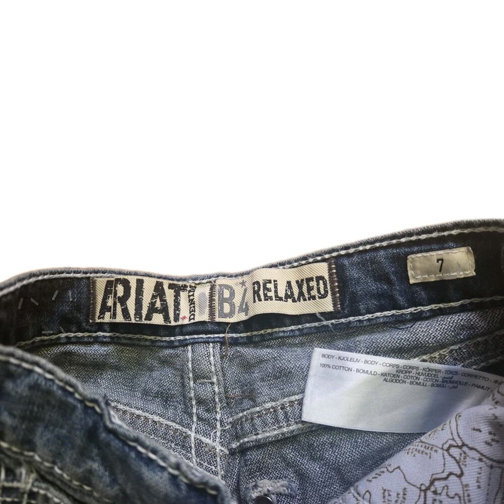 Ariat Boys' B4 Coltrane Durango Medium Wash Slim Fit Boot Cut Jeans Sz 8 - Picture 4 of 5